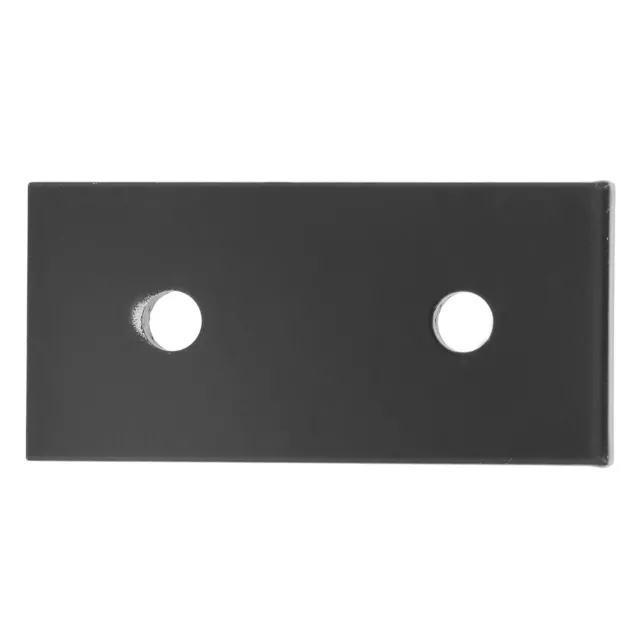 2Pcs 2 Hole Joint Board Compression Resistance Rectangle Flat Aluminum Alloy GAW