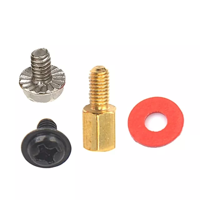 Motherboard Screws Computer Washers 6.5mm 6-32-M3 Brass Standoff 20pcs