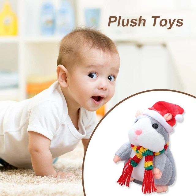 FUNNY SPEAKING HAMSTER Stuffed Animal Toys Cute Children Birthday Gift