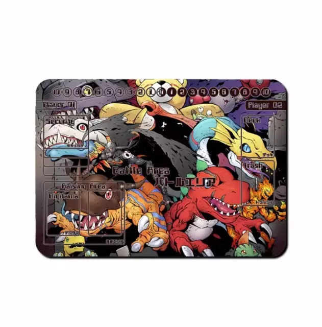 New Digimon Playmat DTCG CCG Mat Trading Card Game Play Mat