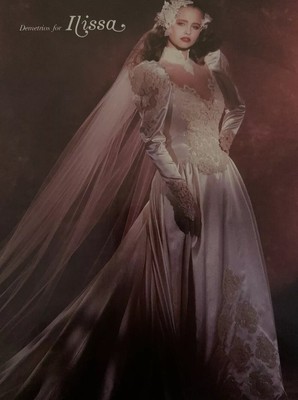 Beautiful Vintage Demetrios For Ilissa Bridal Gown in Size 4