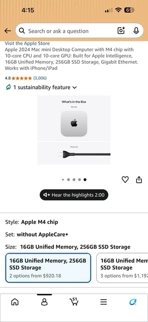 Mac de sobremesa y todo en uno, Ordenadores de sobremesa