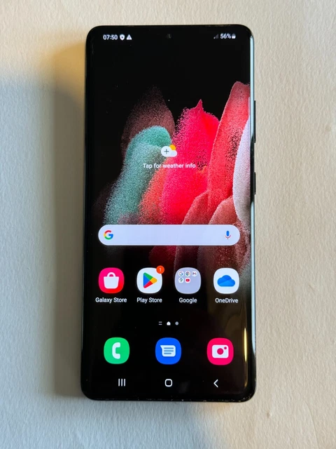 Samsung Galaxy S21 Ultra 5G SM-G998B/DS - 128GB - Phantom Black (Unlocked)