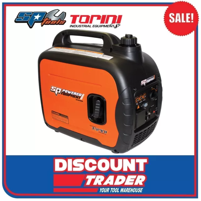 SP Tools 3.2Hp 2KVA Inverter Generator Torini Motor - SPGi2000