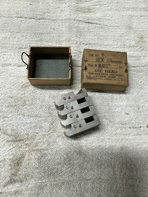 6-32 Thread Chasers for H&G 9/16" Threading Die Head Eastern Machine Screw