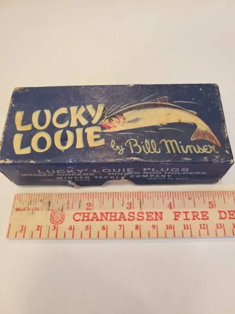 VINTAGE LUCKY LOUIE Salmon Plug Box. Nice Collectable! In-fisherman $9.99 -  PicClick