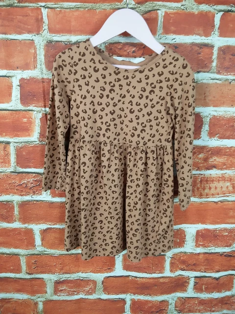 Pacchetto Ragazze Età 2-3 Anni H&M Jojo Mamma Bambino Pinafore Abito Corda Leopardata 98Cm 4