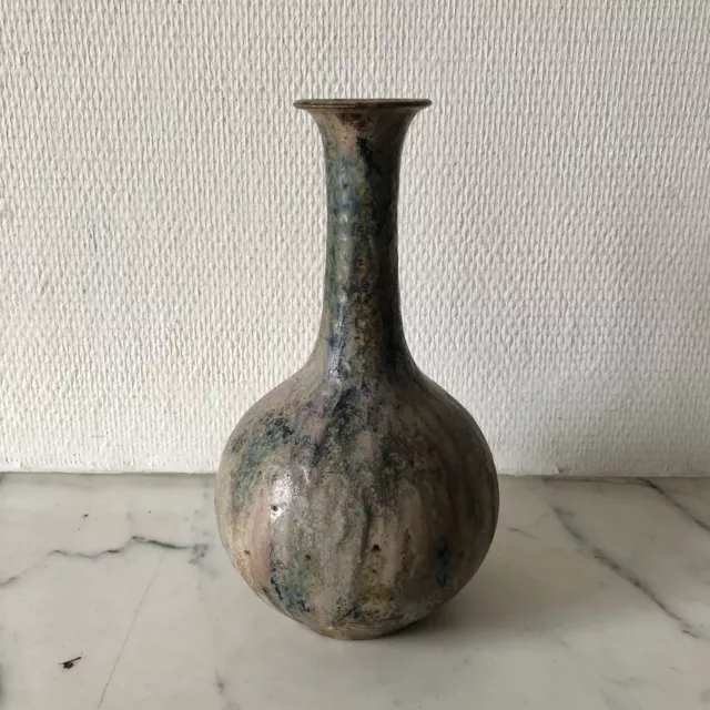 Vase soliflore en grès de Bouffioulx par Edgard Aubry (1880 - 1943)