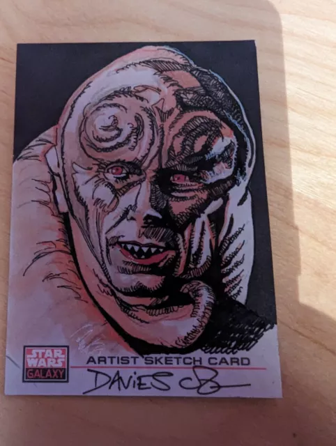 Star Wars Galaxy Sketch Card Jason Davies