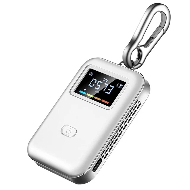 Mobile CO2 Monitor NDIR Sensor Carbon Dioxide Detector Indoor CO2 Testing M N4N9