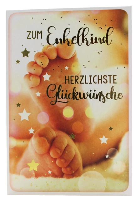 Twizler Lustige Enkelkind-Karte – Niedliche Elefanten-Grußkarte Zur Geburt Für Großeltern