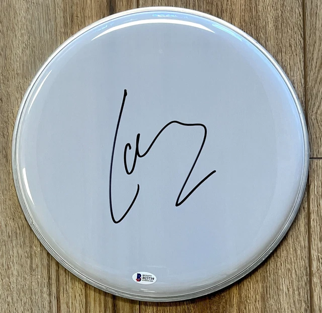 LARS ULRICH (Drummer-Metallica) signed 12 inch drum head- BAS B23739