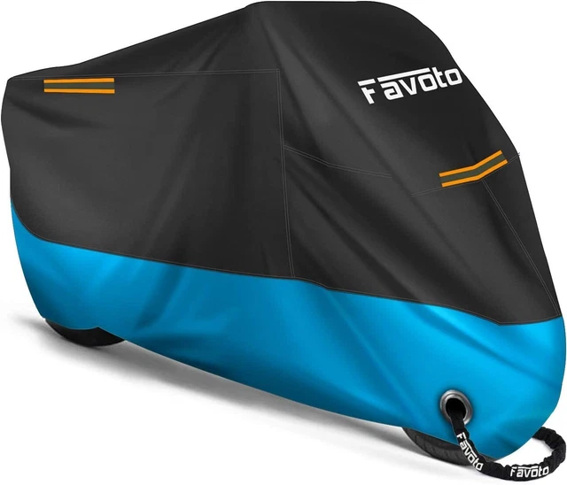 Telo Coprimoto 210D Teli per Moto Scooter Impermeabile Resistente ad Acqu