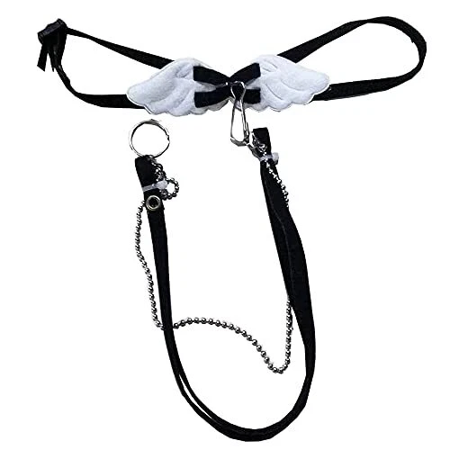 Anelekor Adjustable Pet Lizard Leash Harness Bearded Dragon Costume Black
