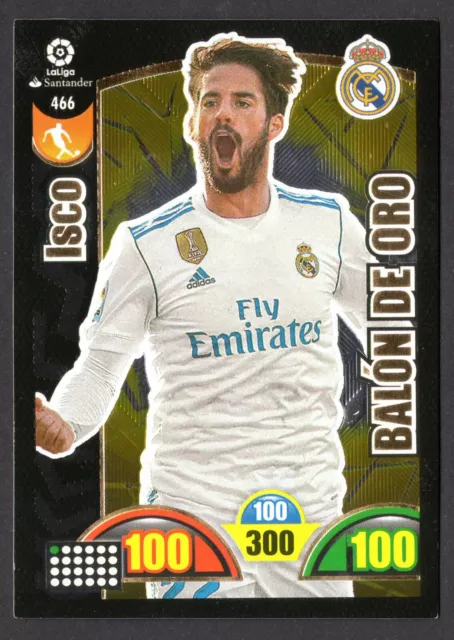 Isco #466 Real Madrid Balon De Oro 2017-18 Cromo Panini Adrenalyn Xl Liga 17/18