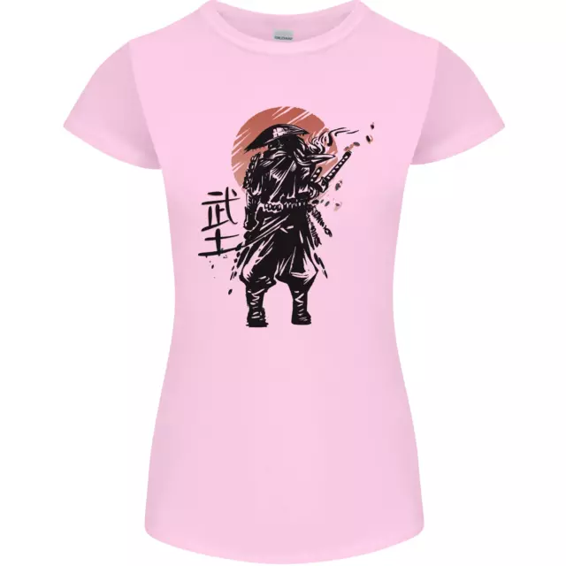 Samurai Sun MMA Warrior Womens Petite Cut T-Shirt