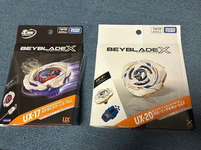 BEYBLADEX UX-20 GLORY Valkyrie UX-17 Meteor Dragoon Set Sin Abrir EUR ...