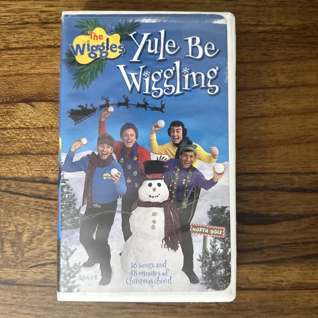 THE WIGGLES YULE Be Wiggling VHS 2002 Video Tape 16 Kids Christmas ...