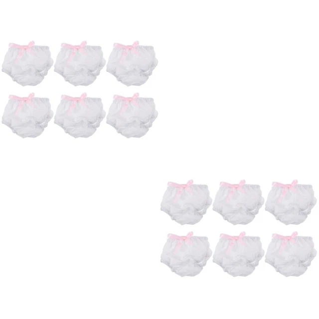 12 pz mutandine bambola piccola lavabili ricambio decorative casa riutilizzabili
