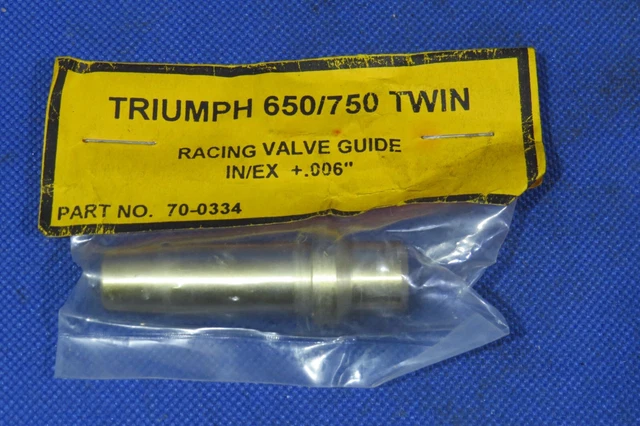 TRIUMPH BONNEVILLE TIGER 650/750 T120 T140 Racing Valve Guide +0.006 ...