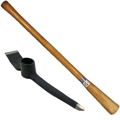 5lb PICK Ascia Piccone in acciaio testa da taglio Heavy Duty manico in legno dell'albero 905mm 