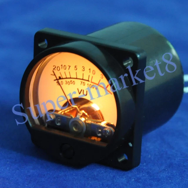 RanDal VU Meter Analogico 12V Per Amplificatore: Indicatore Di Livello Audio A Pannello Per Altoparlanti Hi-Fi