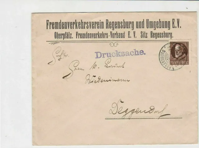 bavaria 1914  stamps cover ref 21324