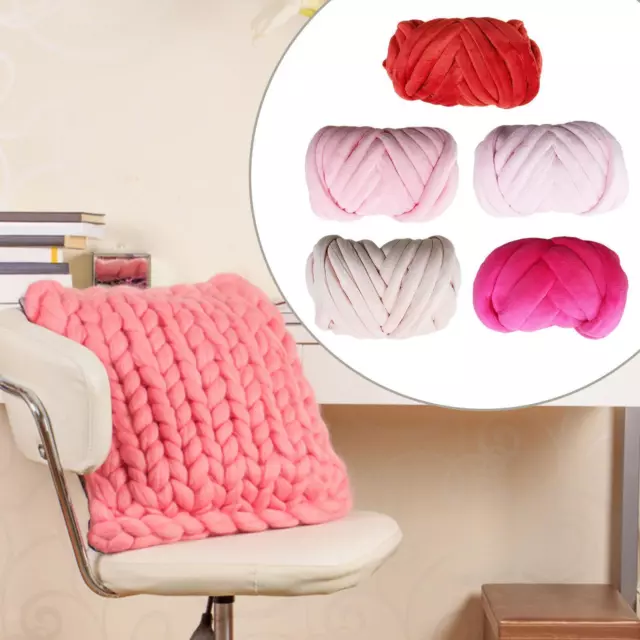 CHUNKY YARN WEAVING Hand Knitting Arm Knitting Yarn for Macrame Pet Bed  Hats $34.60 - PicClick AU