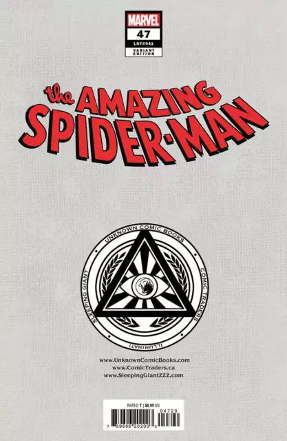 Amazing Spider-Man #47 Unknown Comics Leirix Exclusive Var (04/10/2024) 2