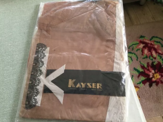 Calzetteria vintage originale, Kayser, senza cuciture. Taglia unica, naturale. top in espansione.