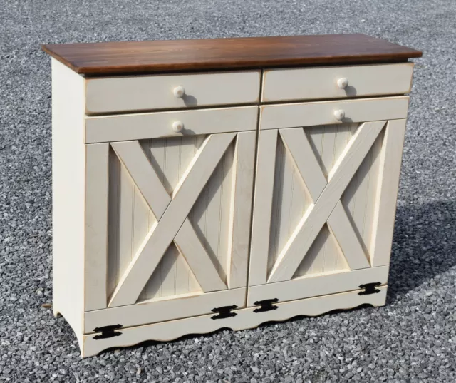 Extra large Trash bin | kitchen trash can | wood trash bin | EXTRA LARGE