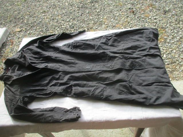 BLOUSE NOIR ANCIENNE de travail de femme EUR 45 00 PicClick FR