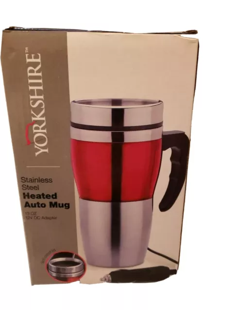 Yorkshire 13 oz Stainless Steel Heated Auto Mug