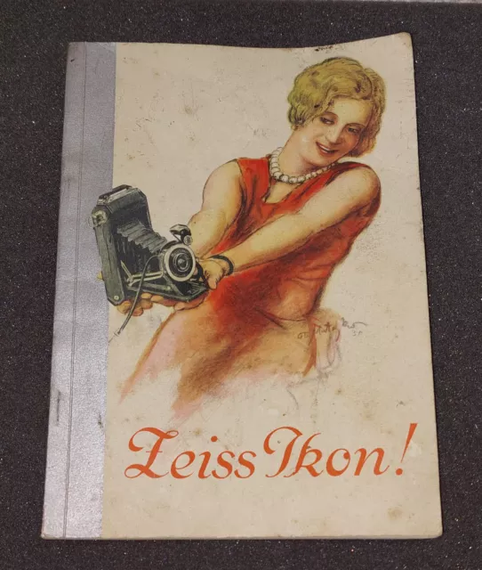 Reklame Prospekt ZEISS IKON Dresden Auszugsliste 1931 Zeiss Ikon Cameras Zubehör