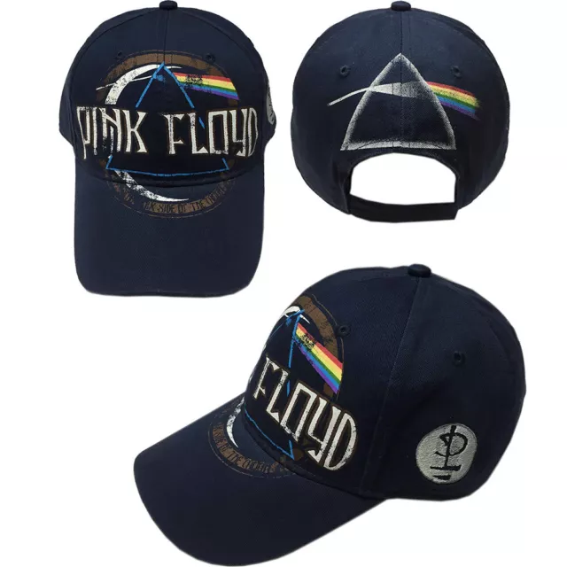 Pink Floyd Baseball Cap - 'Distressed DSOTM' - Official merchandise