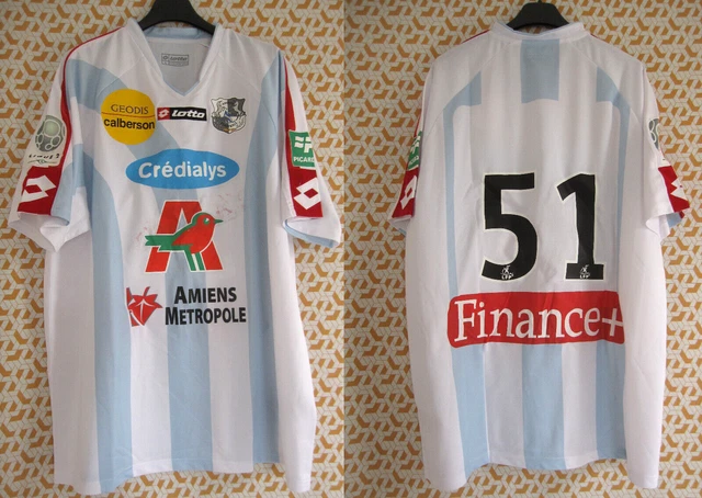 MAILLOT AMIENS ASC porté Ligue Auchan Calberson shirt Lotto