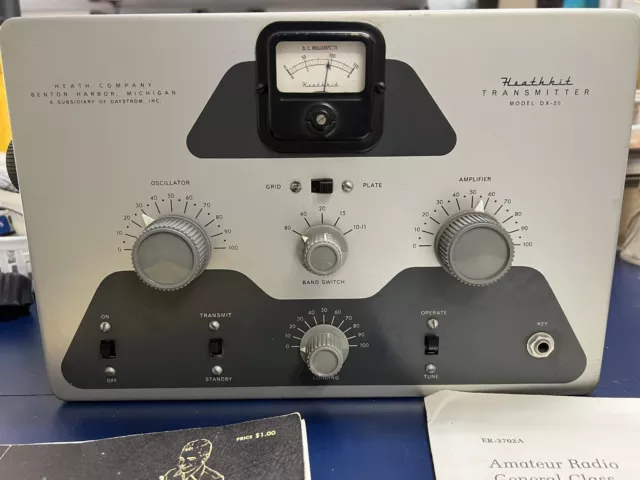 Heathkit DX-20 5-Band 50W CW Transmitter Heathkit DX-20 5-Band 50W CW Transmitter