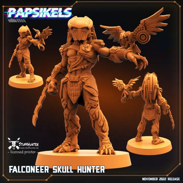 Skull Hunter Falconeer - Papsikels - Alien vs Predator Tabletop Wargaming Sci-Fi