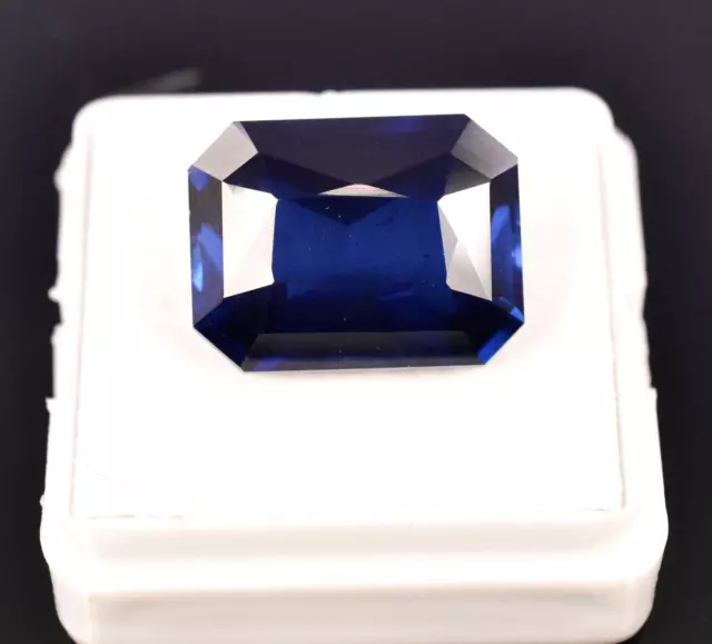 ENORME pietra preziosa sciolta rara con taglio smeraldo tanzanite blu...