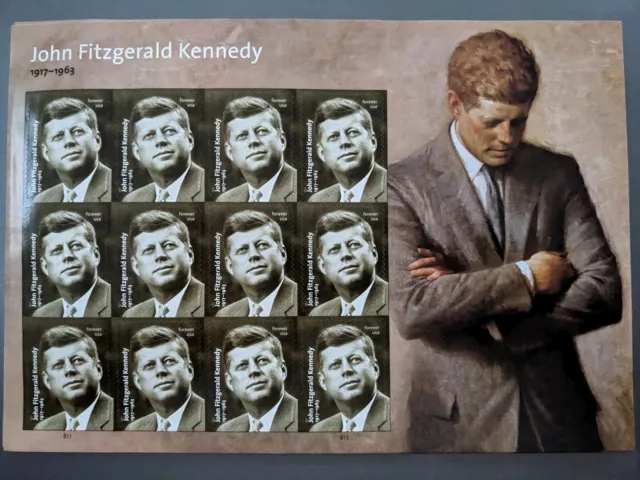 John Fitzgerald Kennedy JFK forever sheet (12 stamps) MNH 2016