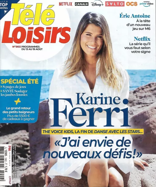 TELE LOISIRS n°1897 09/07/2022 Emma Smet/ Les Minions/ Stranger Things/ Karembeu