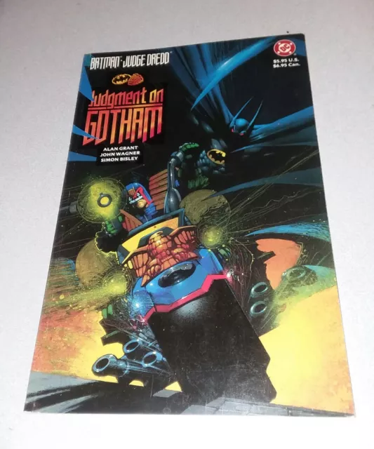 Batman Judge Dredd Judgment on Gotham (1991) #1A prestige FN tpb graphic novel