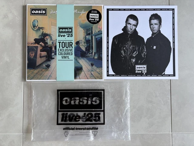 OASIS DEFINITELY MAYBE Live 25 Limited Edition Coloured