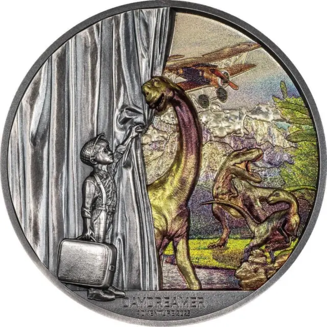 Palau 2023 $10 ADVENTURE Daydreamer 2oz Silver Coin