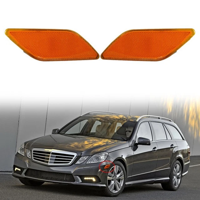 Jaune Avant Feux de Position Gauche et Droite Set for Mercedes E350 E550 E63