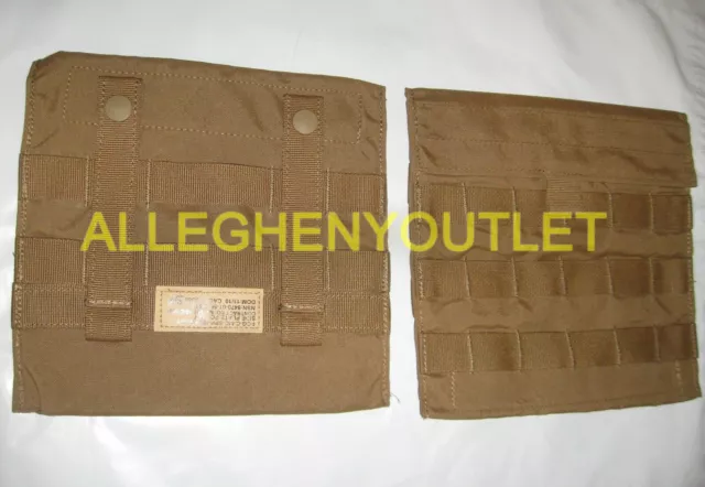 Lot of 2 USMC MOLLE MARSOC FSBE Side Plate Carrier Admin Utility Map Pouch  NEW