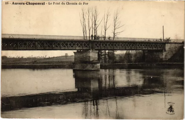 CPA Auvers Le Pont du Chemin de Fer (1319264)