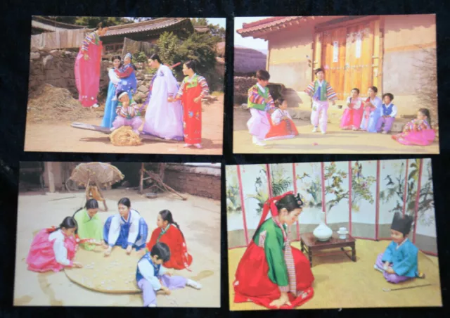 57045 AK Korea Postkarten mit historischer Kleidung Korean traditional customs