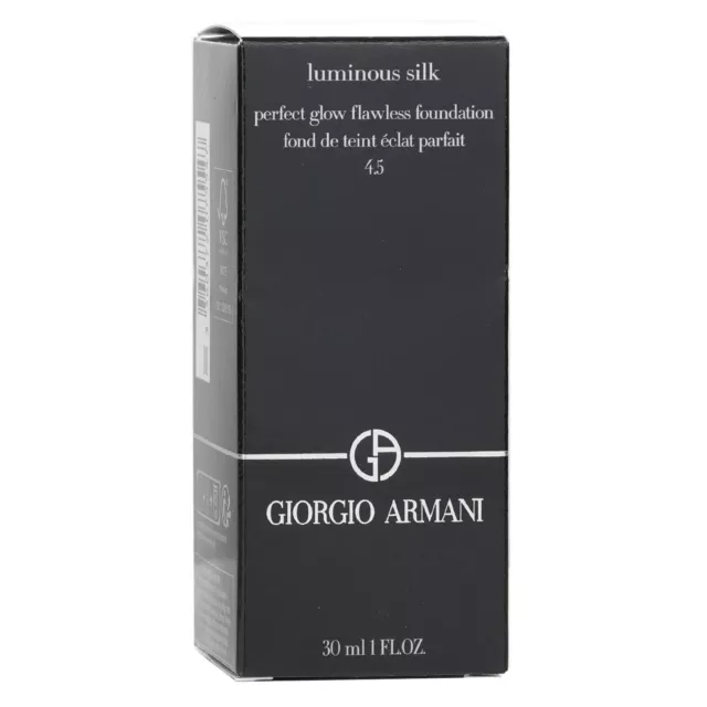 Giorgio Armani Luminous Silk Foundation #4.5, 1 oz (Slightly Dented Box)