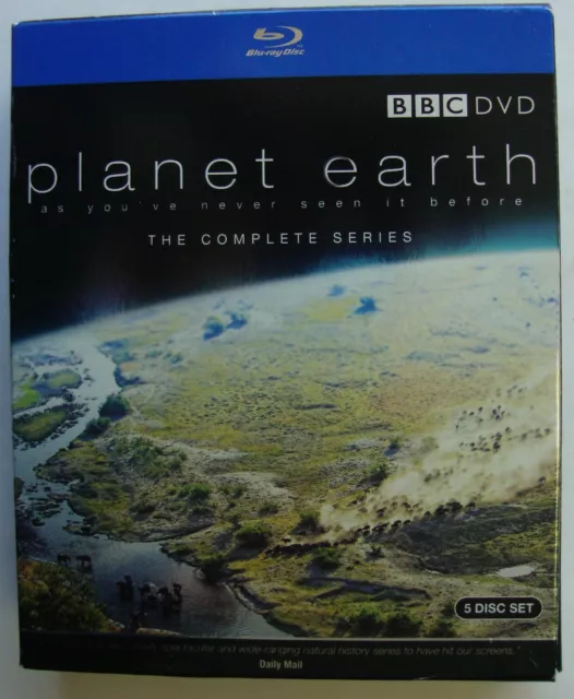 Planet Earth The Complete Series 5 Disc Blu Ray Bluray Bbc